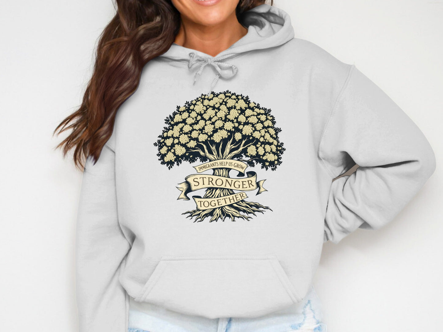Family Roots Grow Stronger Together Hoodie Product