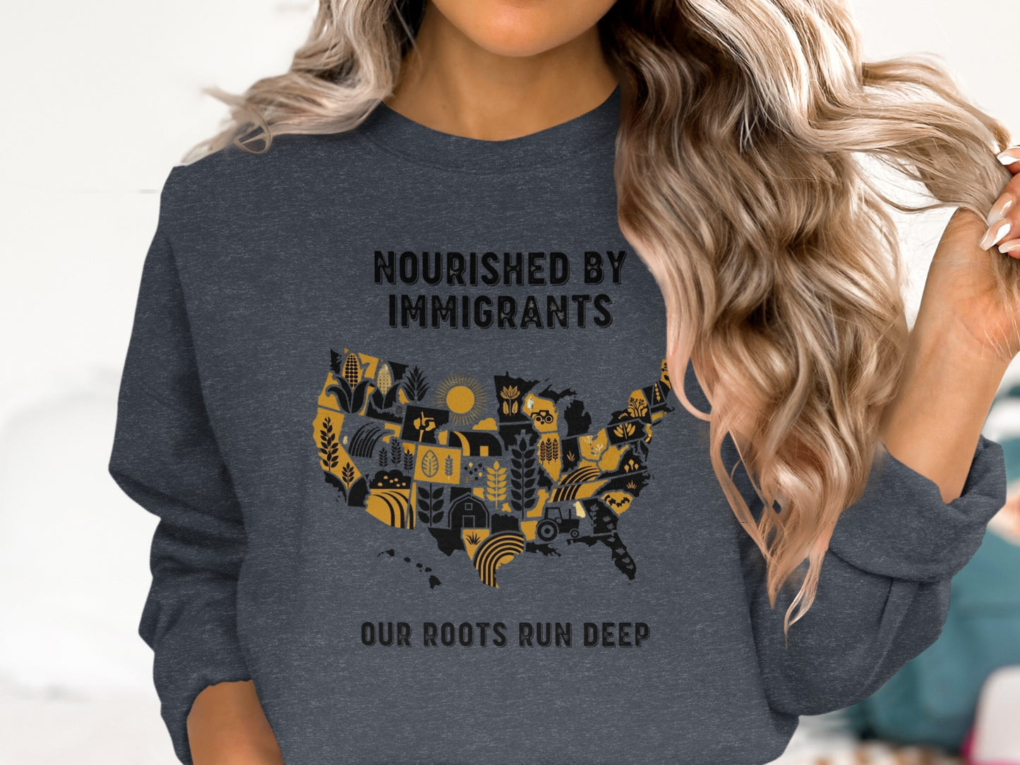 Nourished By Immigrants Our Roots Run Deep product type