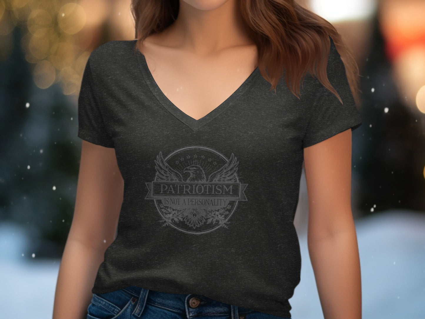 Patriotism Is Not A Personality Graphic T-shirt product