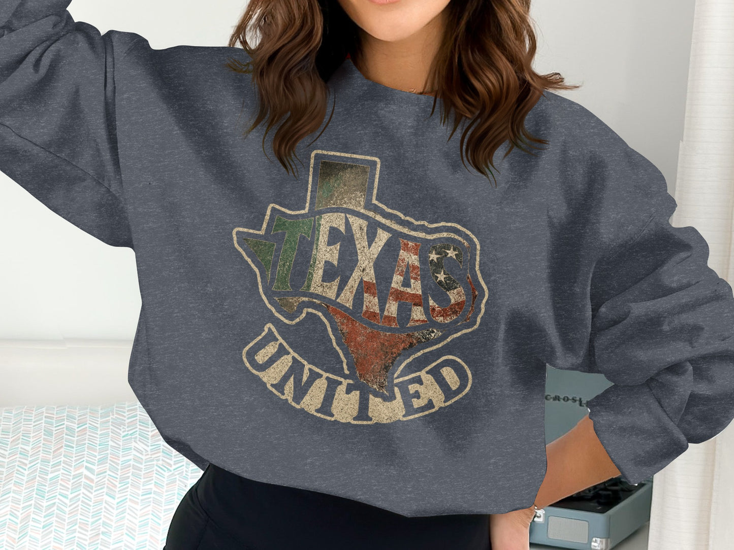 Texas United Graphic Long Sleeve Sweatshirt product