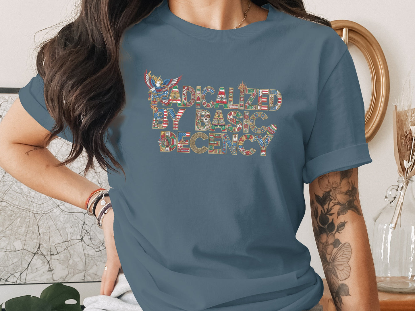 Radically By Basic Decency Statement Shirt product