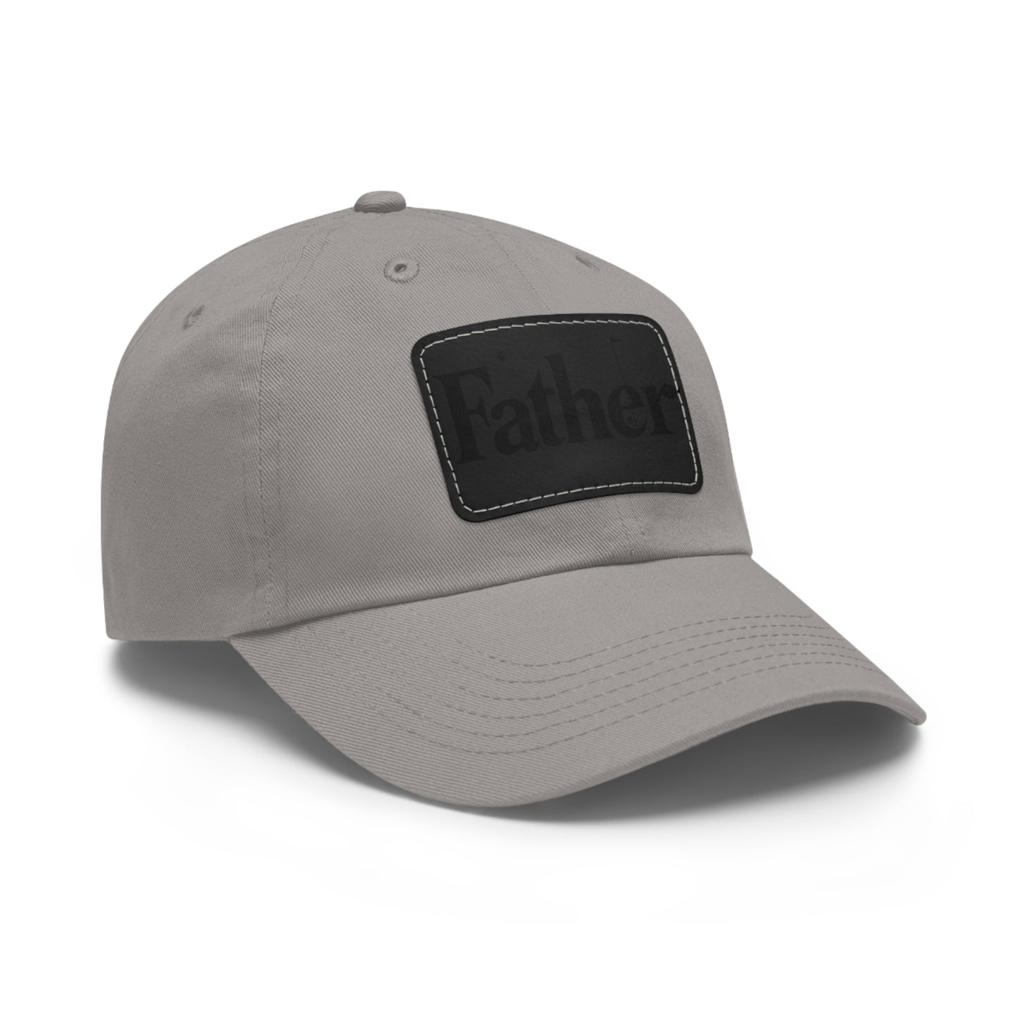 Stylish Father Dad Hat with Leather Patch - Perfect Gift for Dads