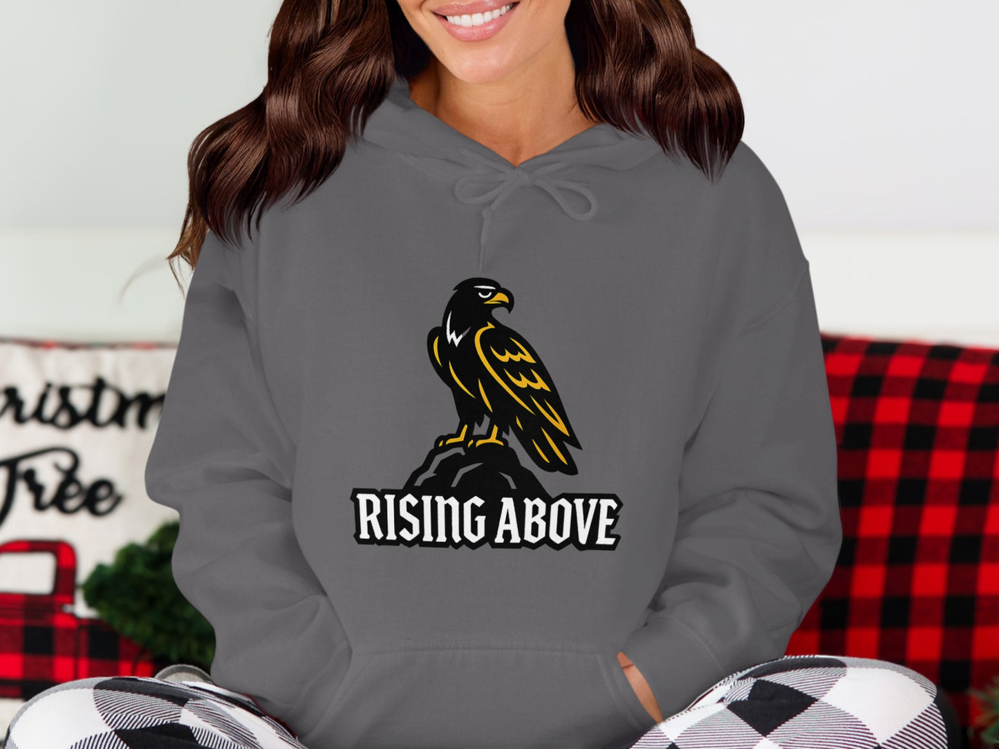 Rising Above Eagle Graphic Hoodie product
