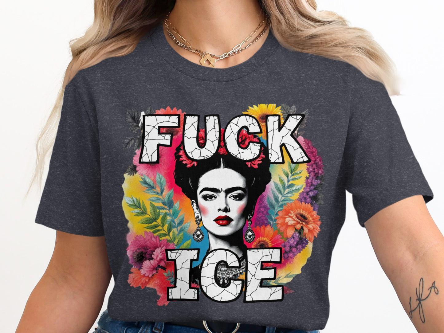 Statement Graphic Tee with Artistic Portrait product