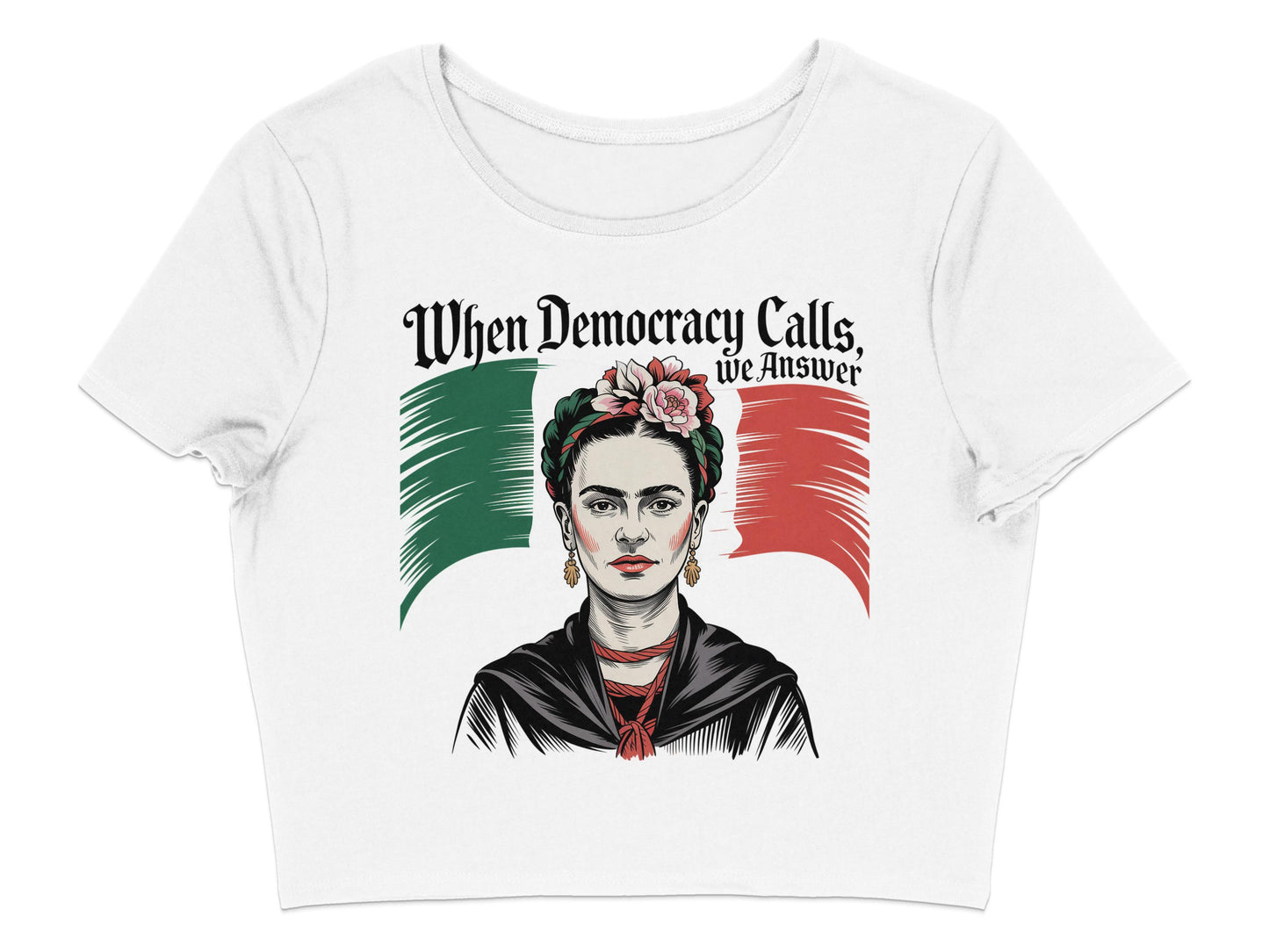 When Democracy Calls We Answer Graphic T-Shirt
