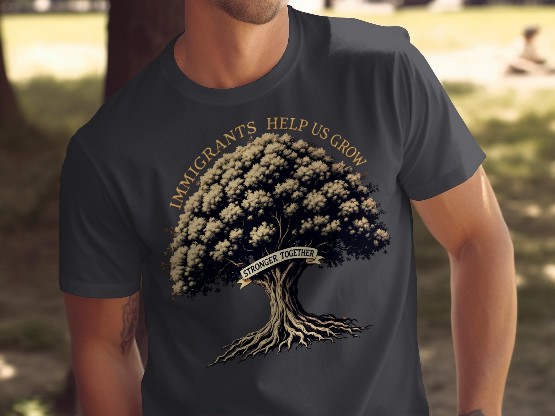 Immigrants Help Us Grow Stronger Together T Shirt product