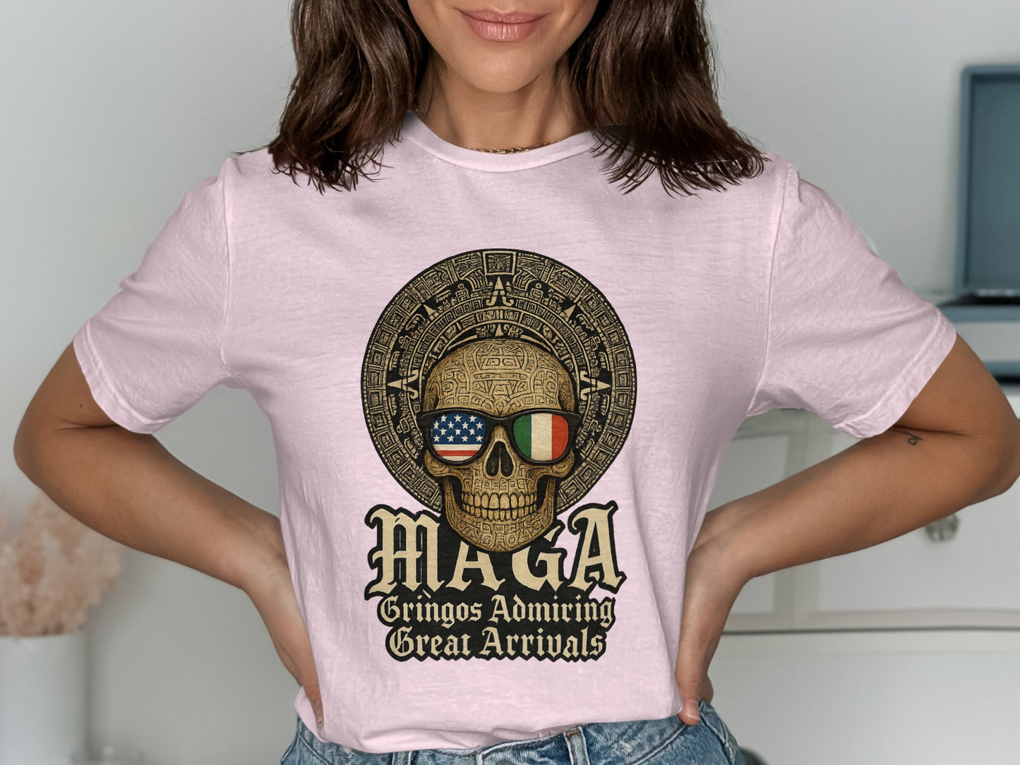 MAGA Gringos Admiring Great Arrivals T-shirt product
