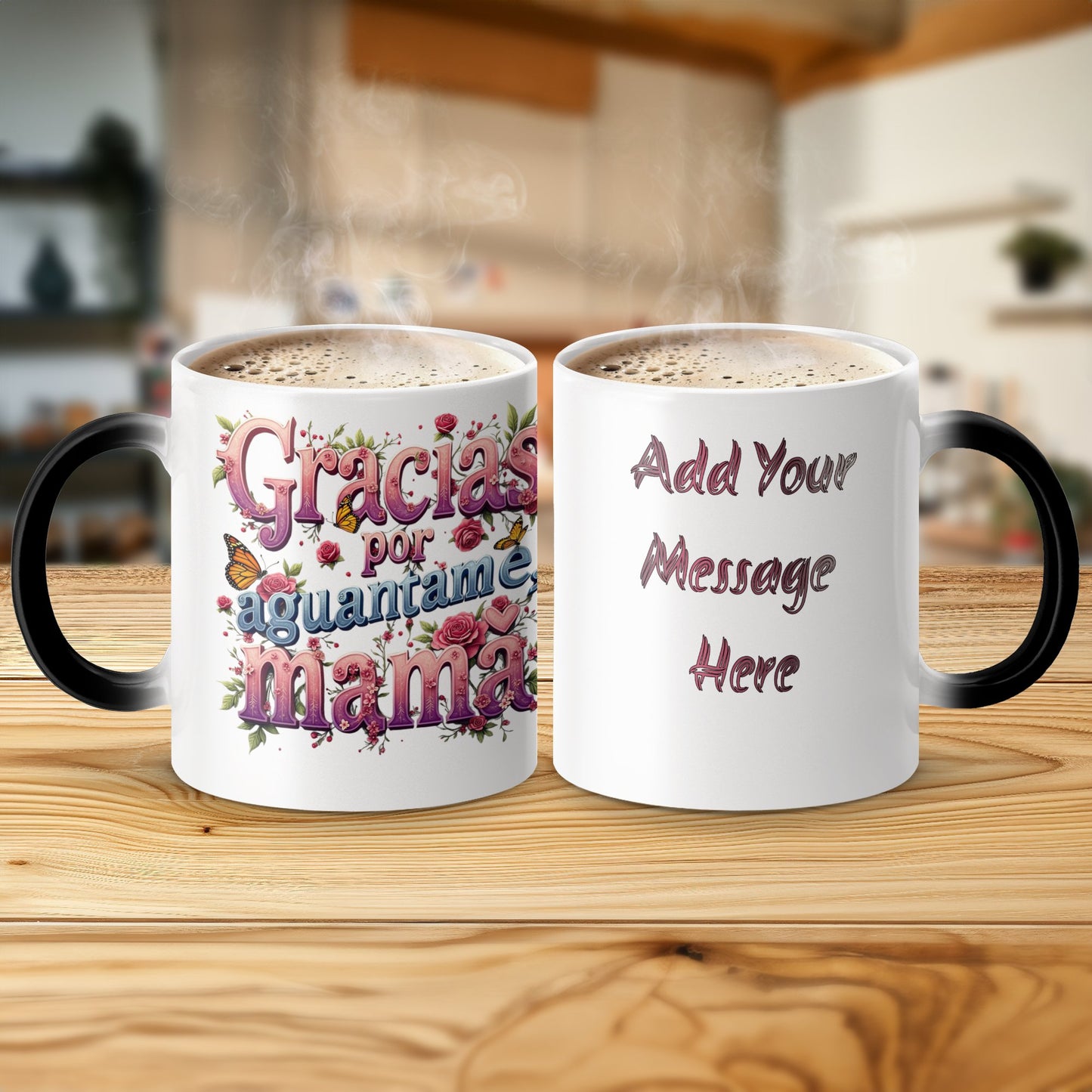 Gracias por aguantarme mamá customizable mug product