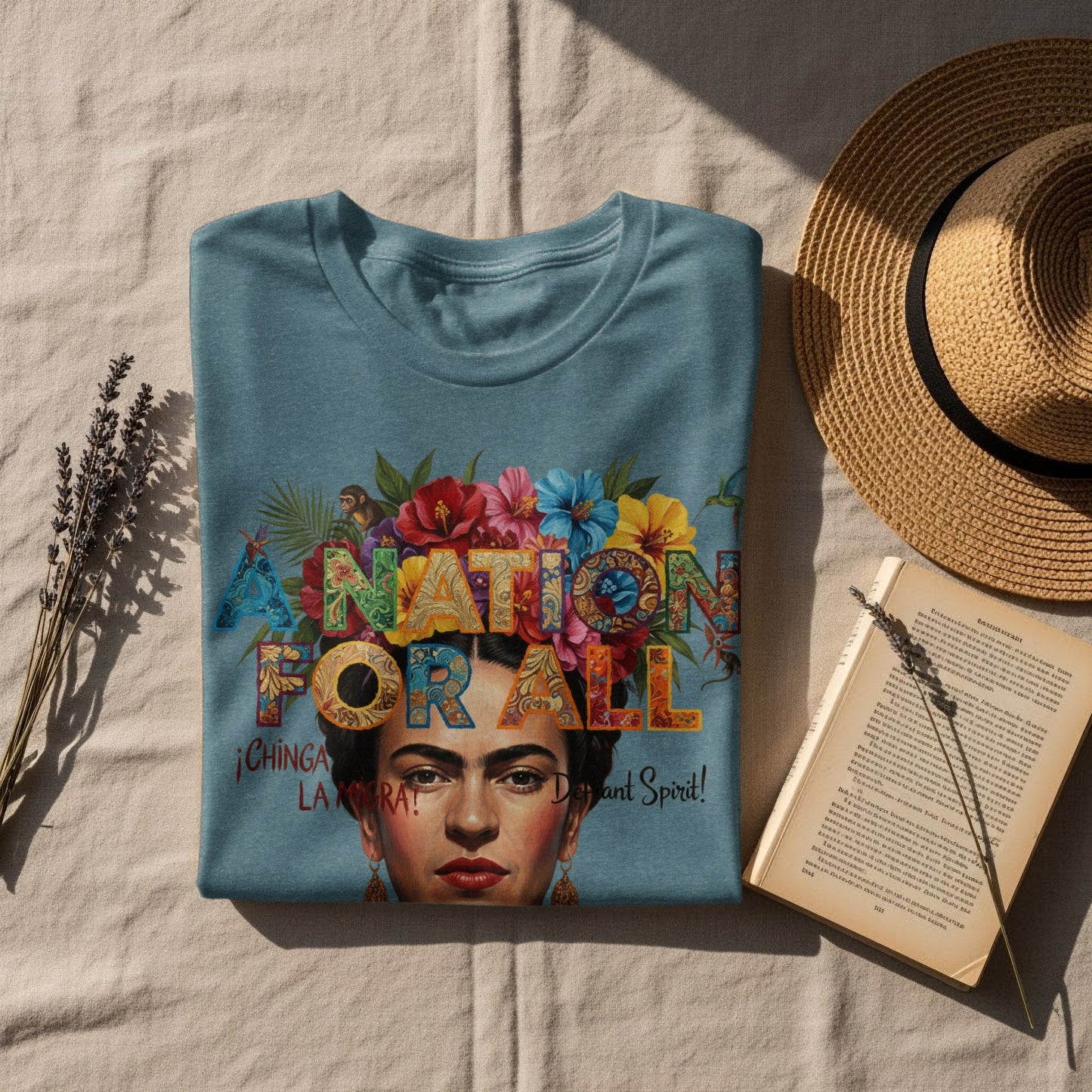 A Nation For All Frida Kahlo Graphic T-Shirt product