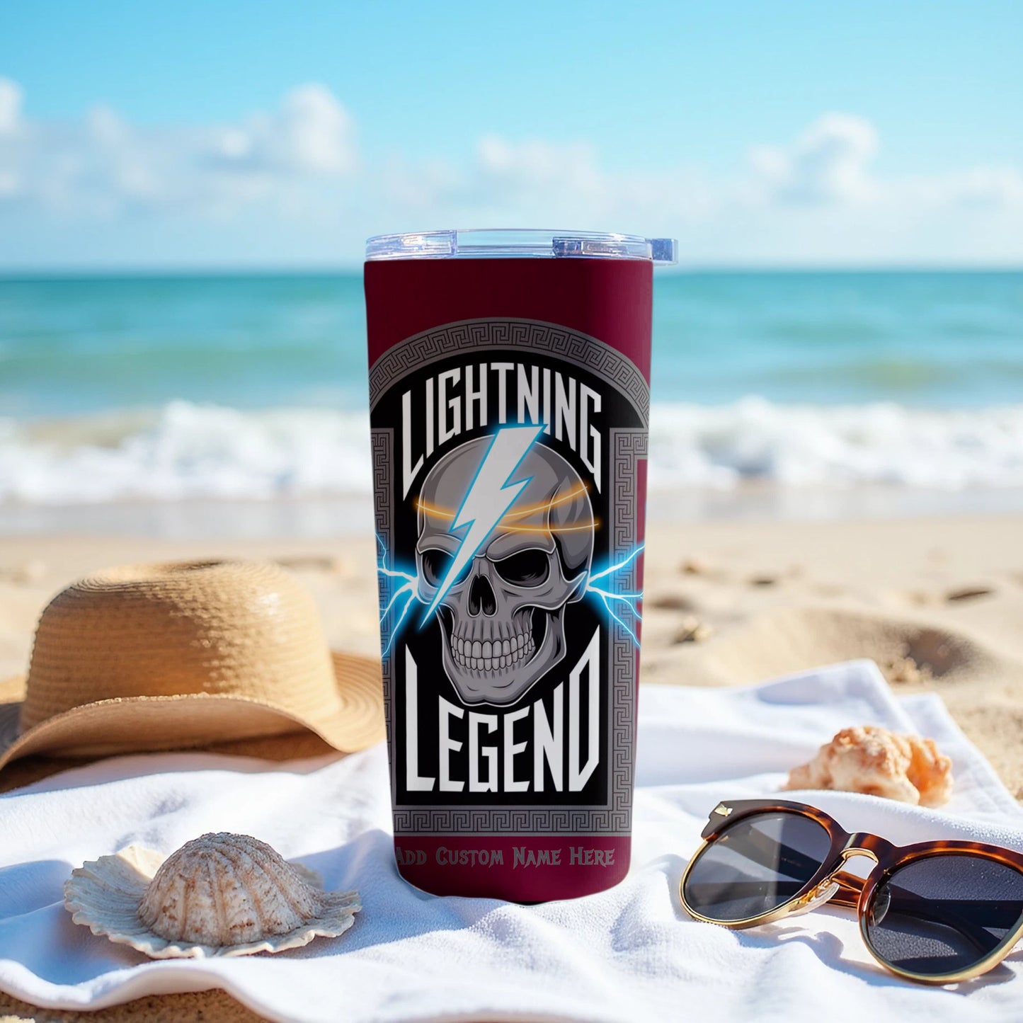 Lightning Legend Custom Name Tumbler Product