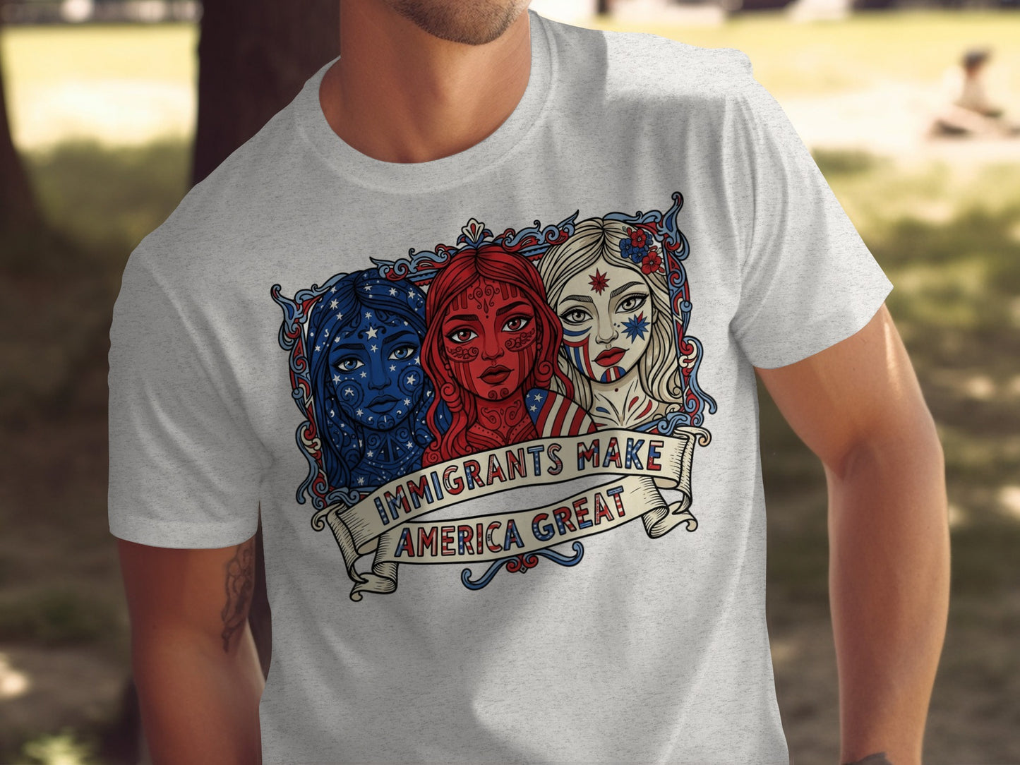 Immigrants Make America Great Artistic Graphic product type