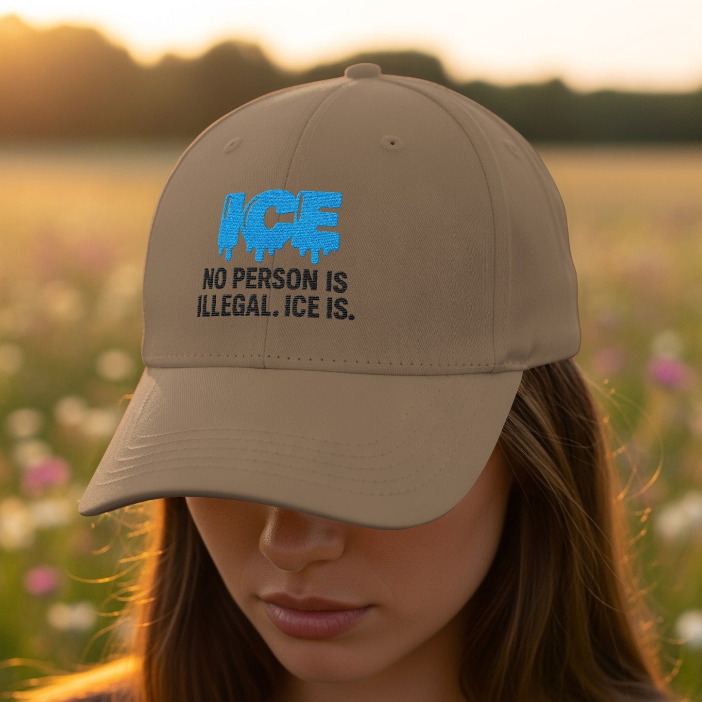 No Person Is Illegal ICE Is Statement Hat product