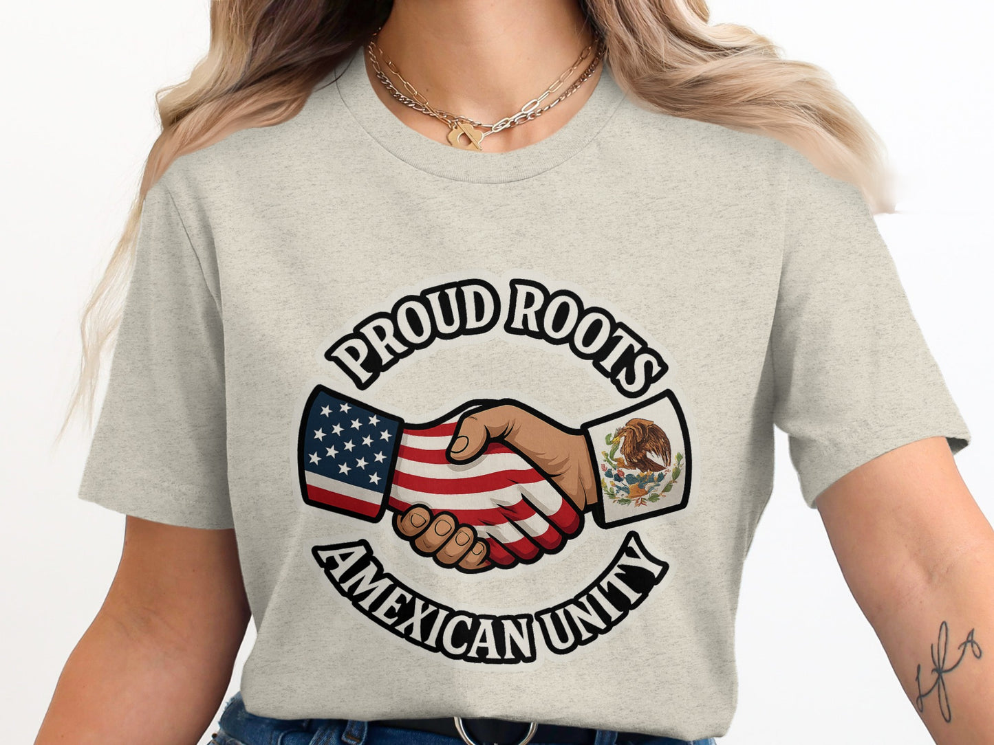Proud Roots American Mexican Unity T-Shirt product