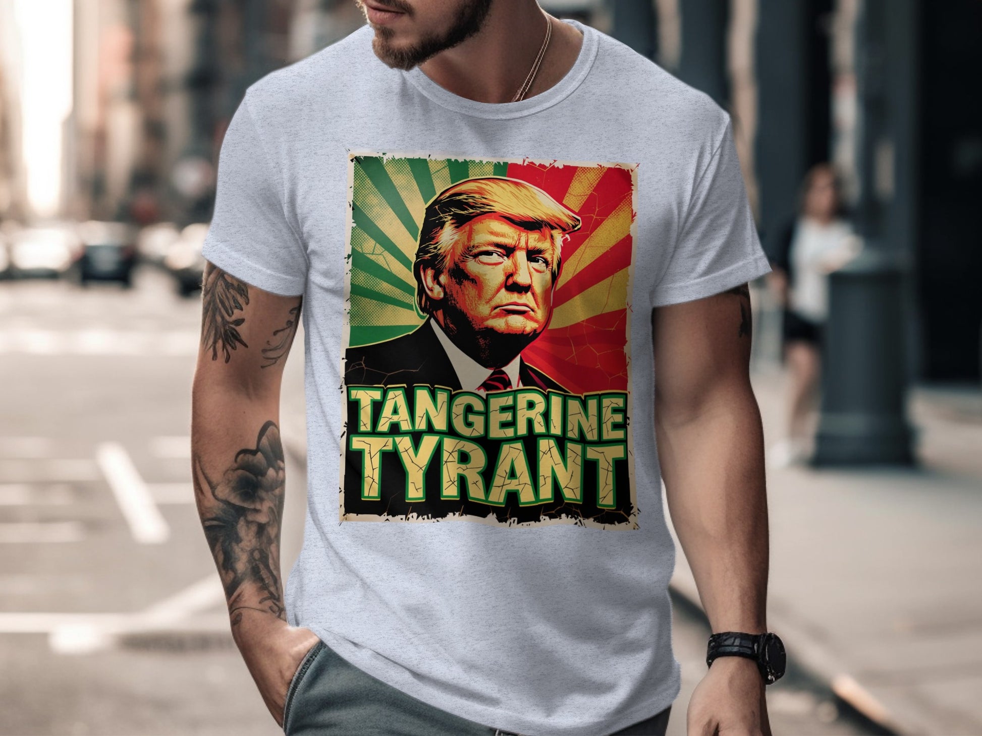 Tangerine Tyrant Graphic Printed T-Shirt product type