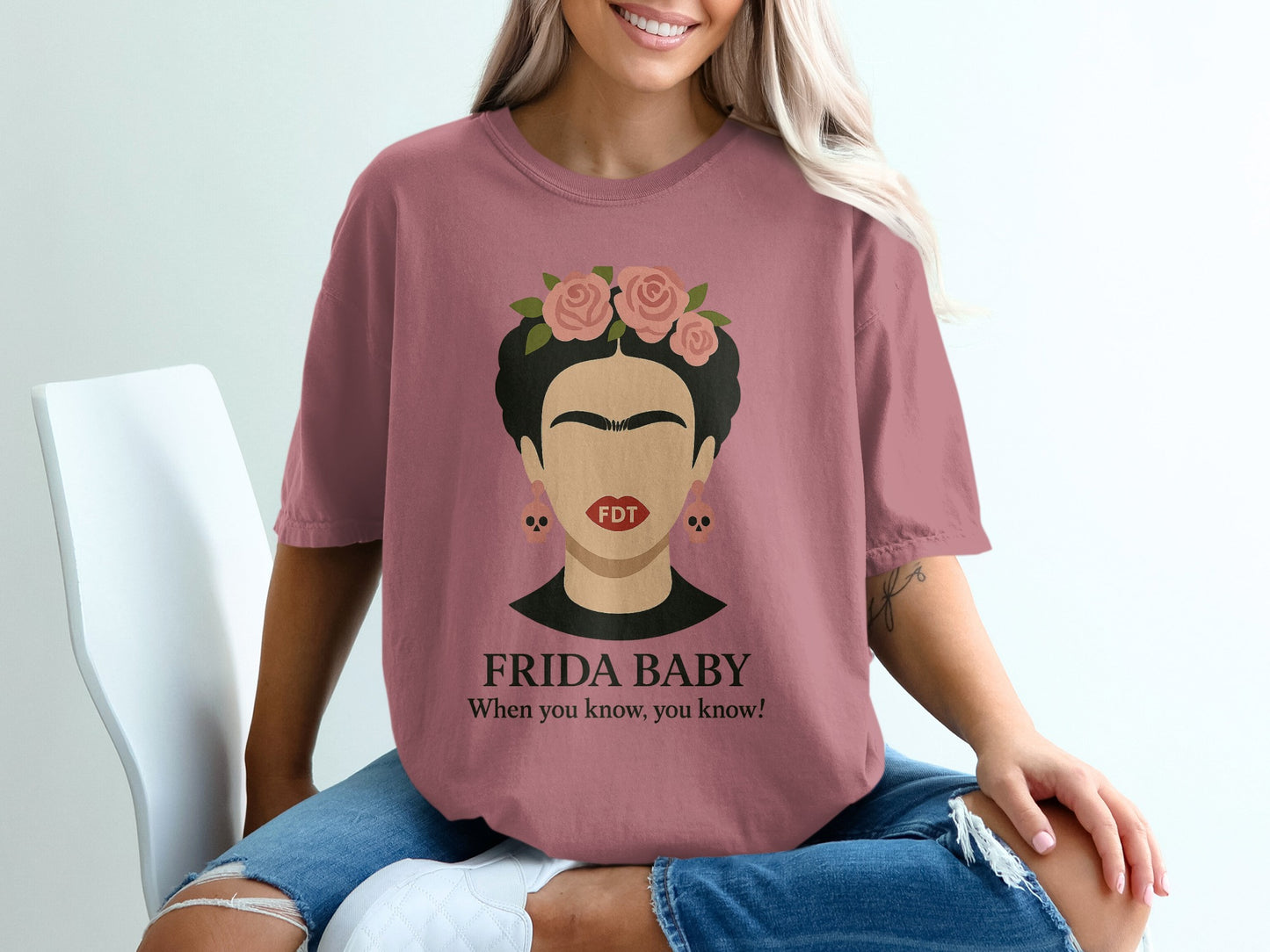Frida Baby Graphic Print Casual T-shirt product