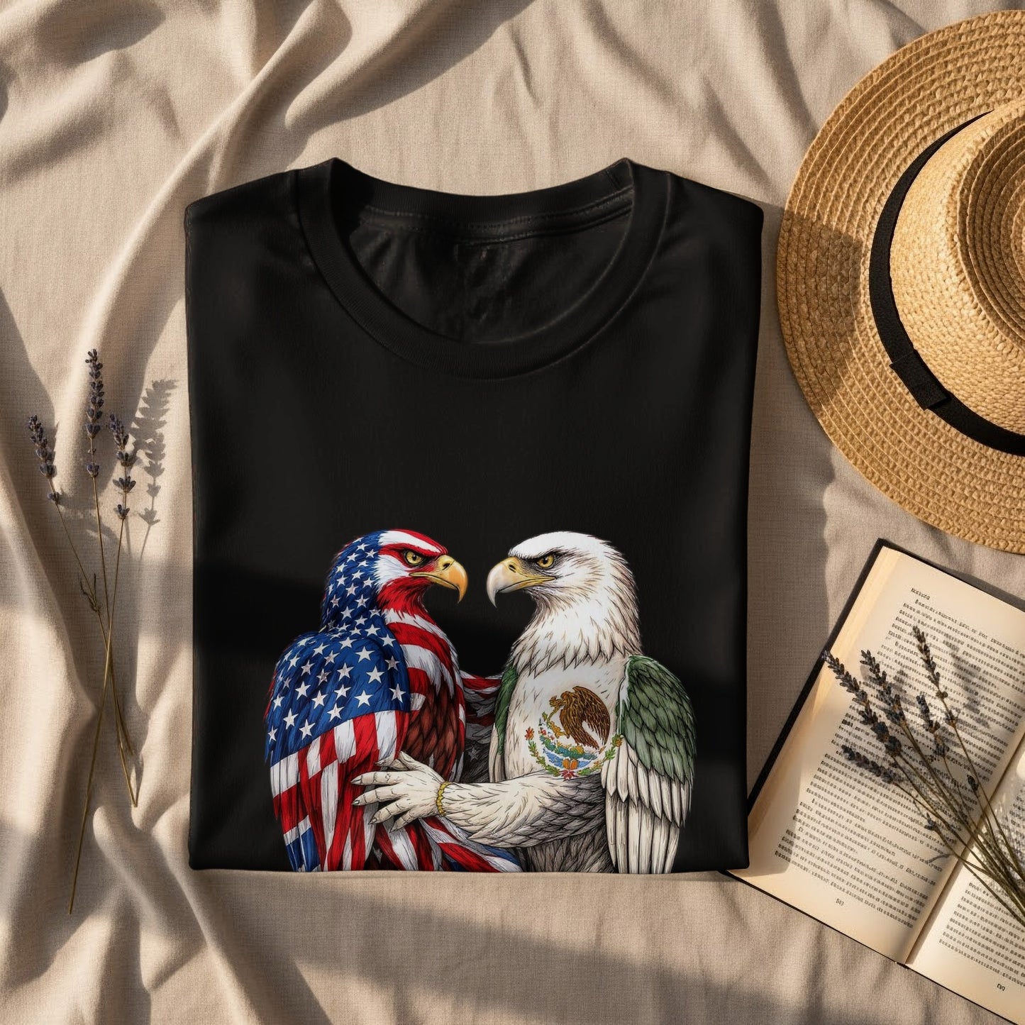 Patriotic Eagle Print Designer Short Sleeve Top product