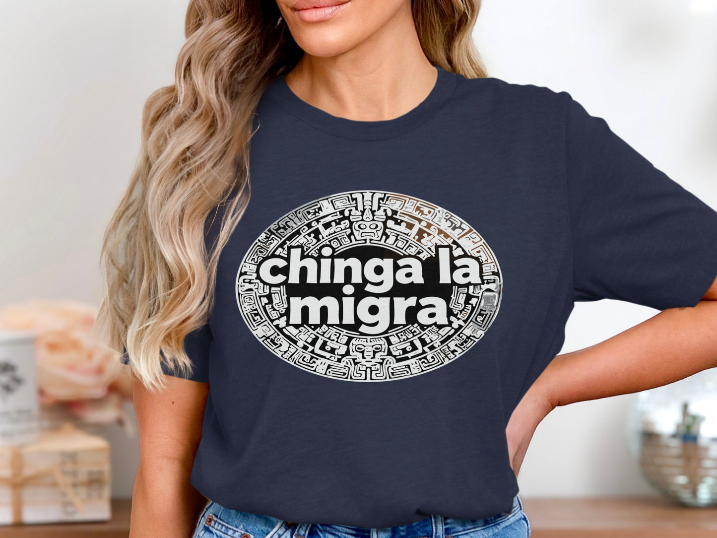 Chinga La Migra Graphic Tee Top Short Sleeve Shirt product
