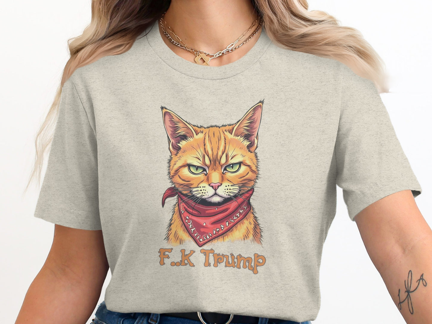 F K Trump Cat Graphic Short Sleeve T-shirt product