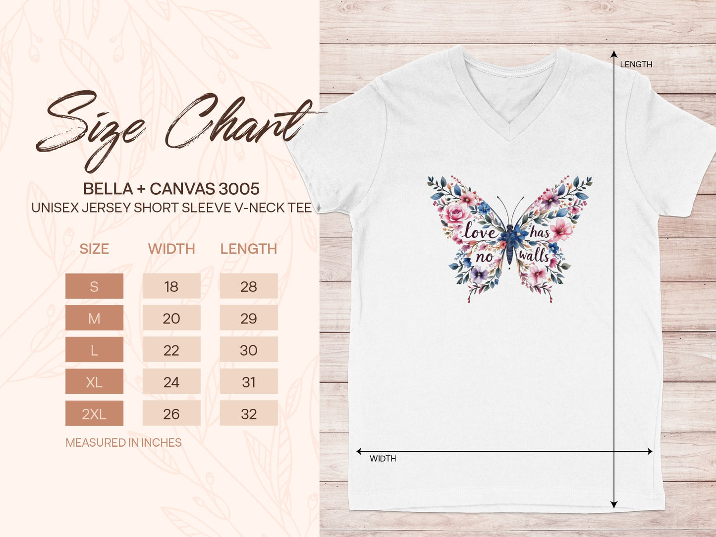 Love Has No Walls Butterfly Design Tee product type