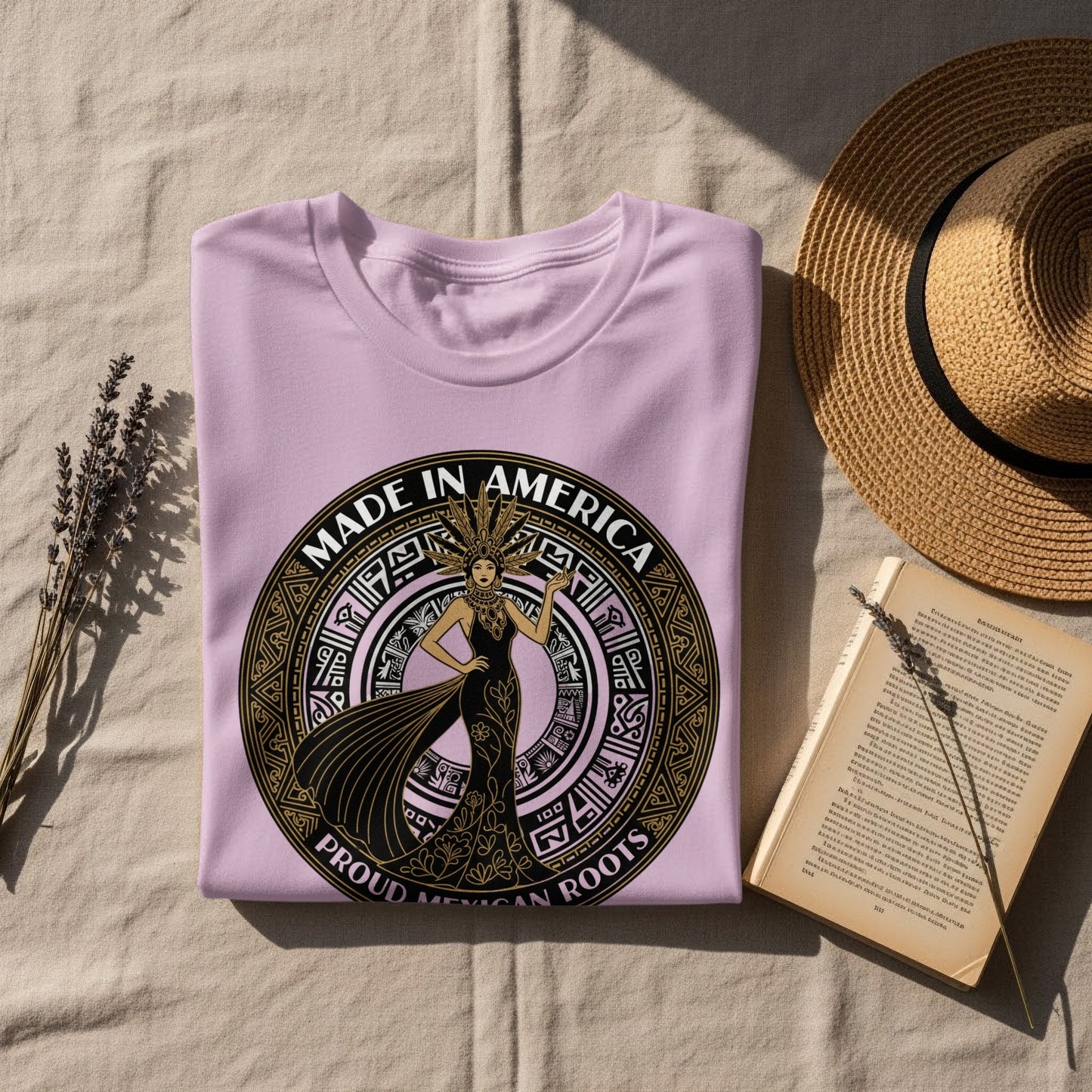 Made in America Proud Mexican Roots graphic t-shirt product