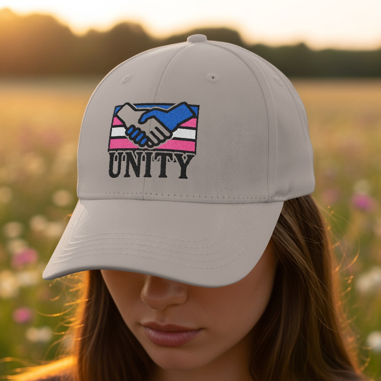 Unity Hands Embroidered Adjustable Baseball Cap product
