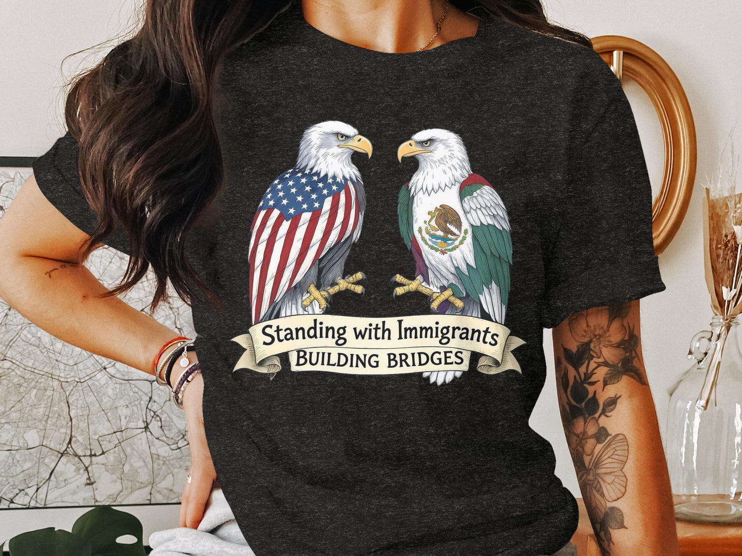 Standing with Immigrants Building Bridges T-shirt product type