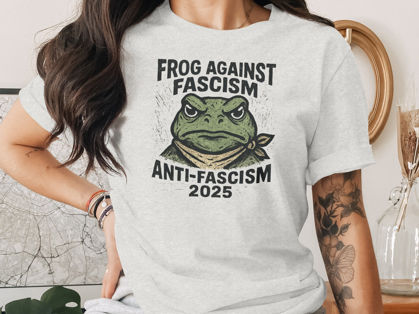 Frog Against Fascism Anti-Fascism 2025 Shirt