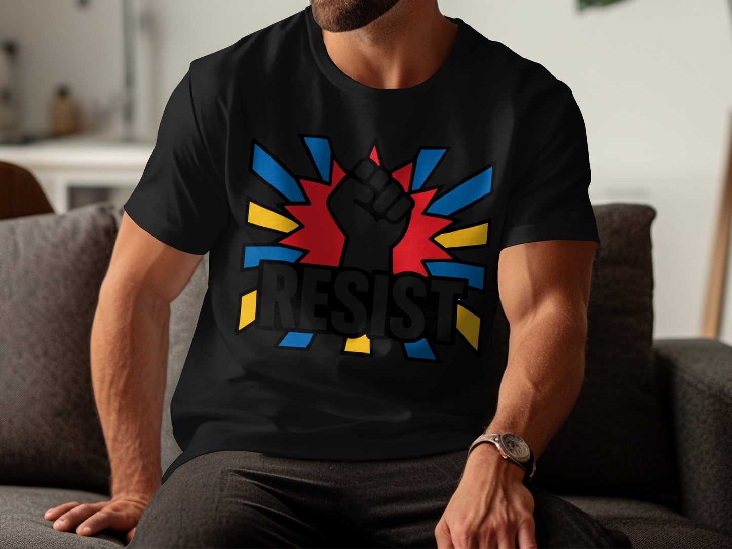 Resist Design Graphic T-Shirt Apparel Product