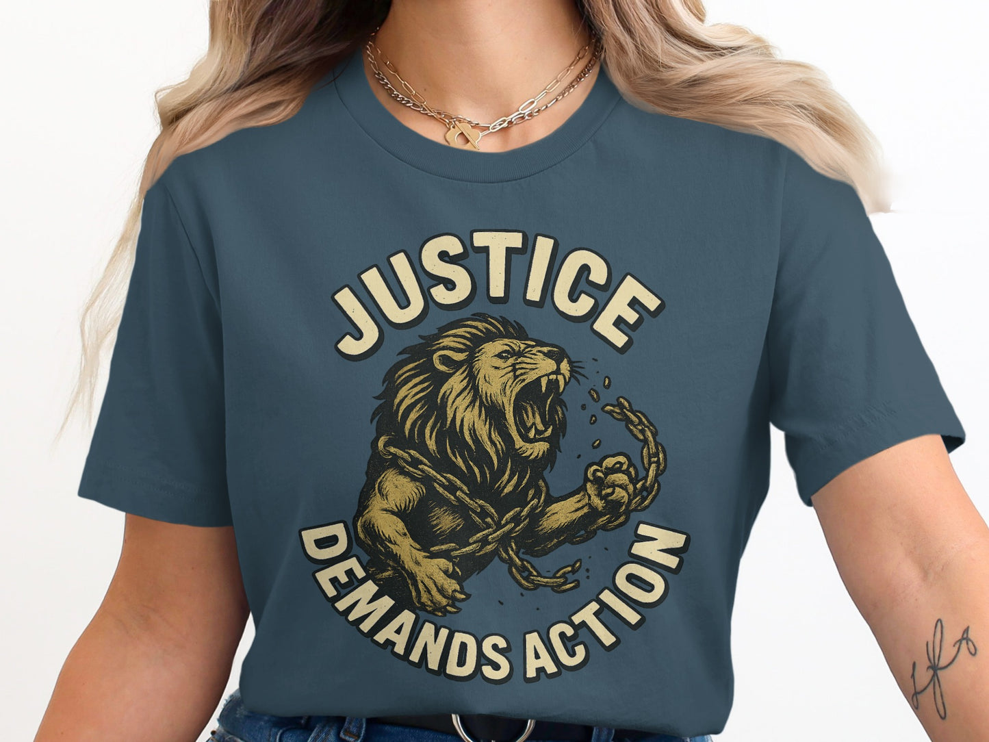 Justice Demands Action Graphic Tee Shirt product