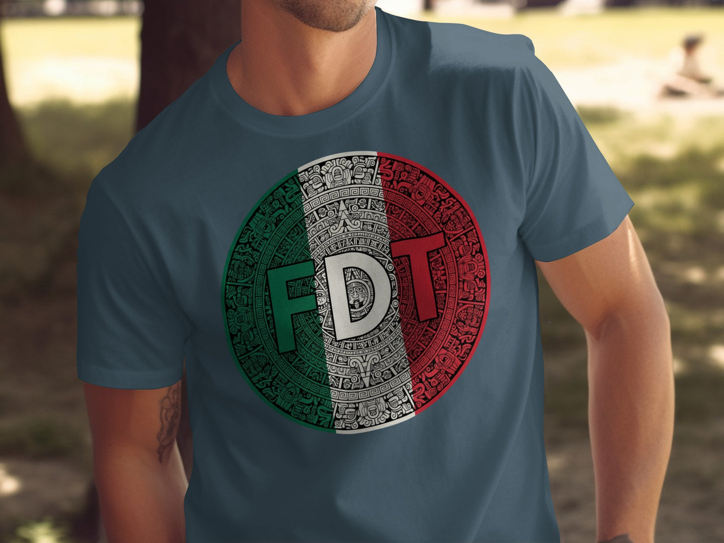 Aztec Calendar Design FDT T-Shirt product
