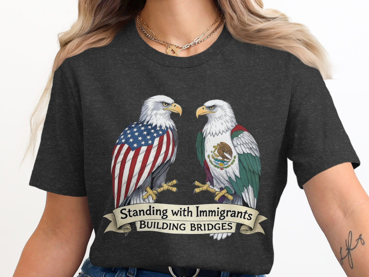 Standing with Immigrants Building Bridges product type
