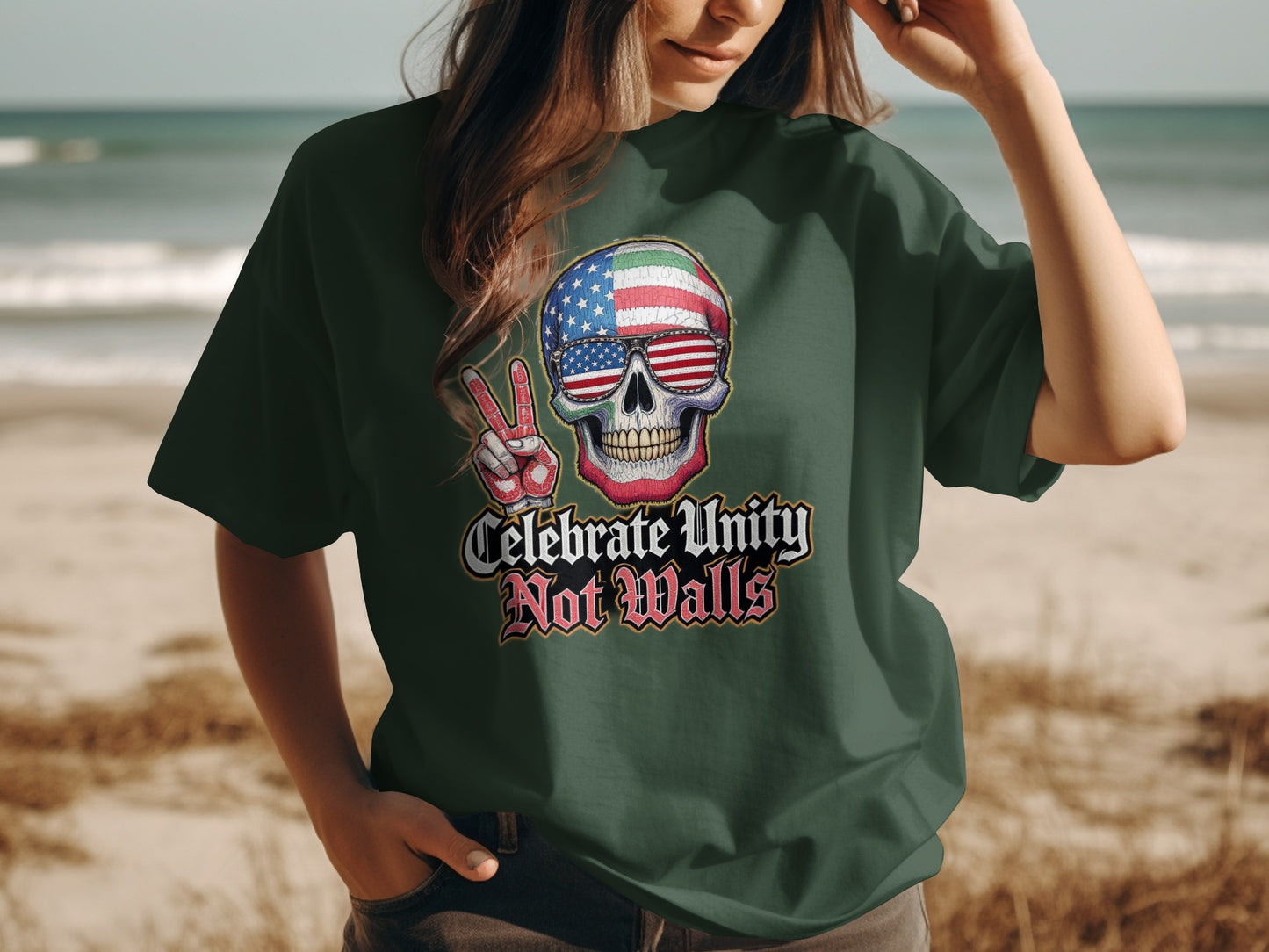 Celebrate Unity Not Walls Graphic T-shirt product