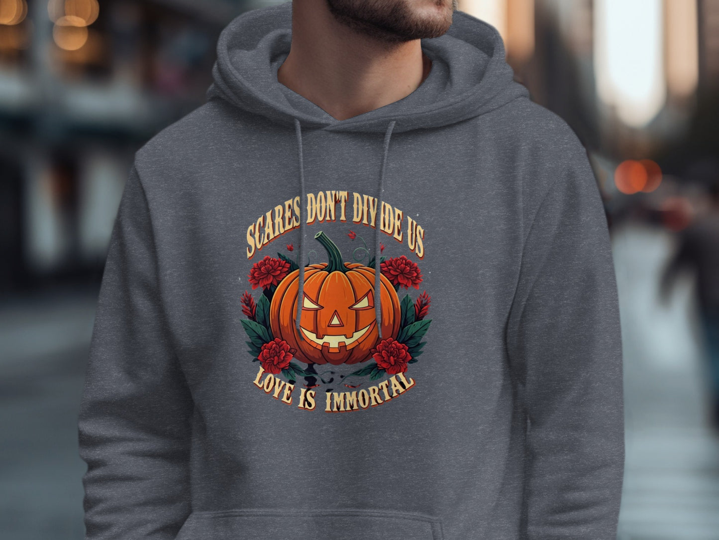 Scares Don't Die Love Is Immortal Pumpkin Hoodie product