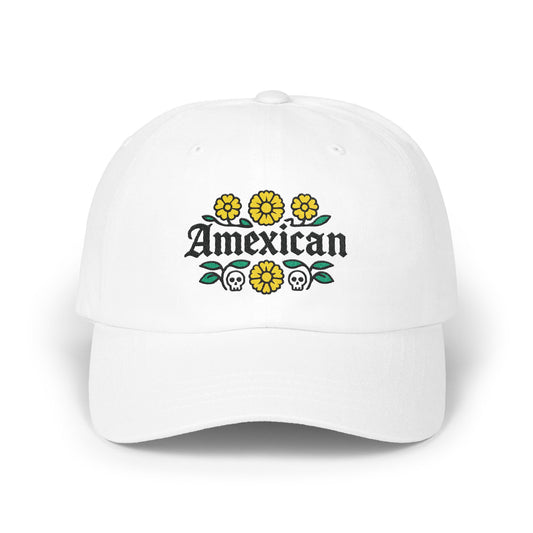Amercian Floral Embroidered Baseball Cap product