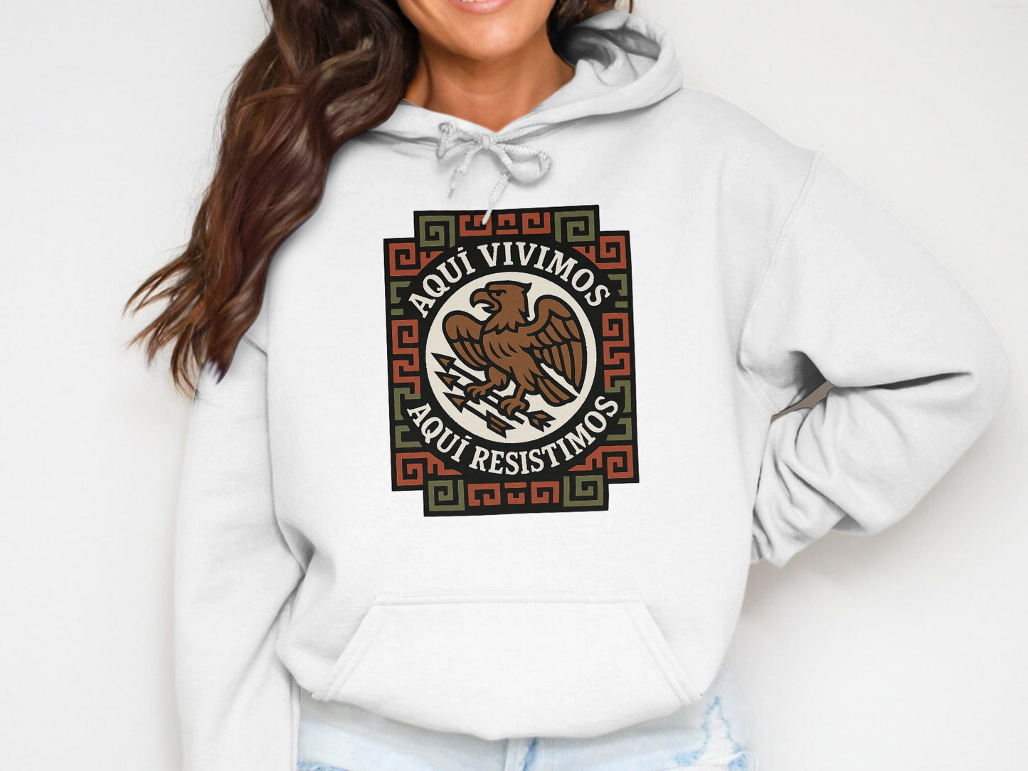 Aquí Vivimos Aquí Resistimos Hoodie Product