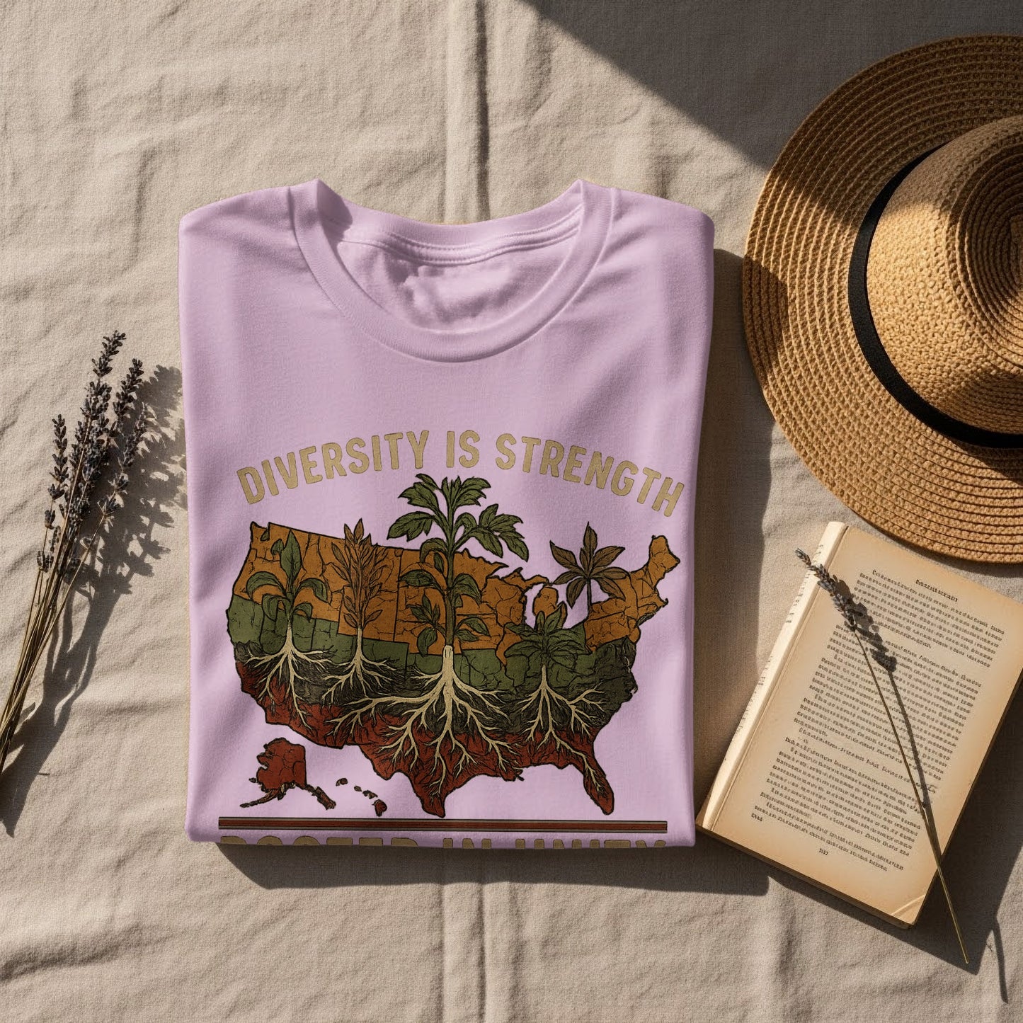Diversity Is Strength USA Map Design Shirt product
