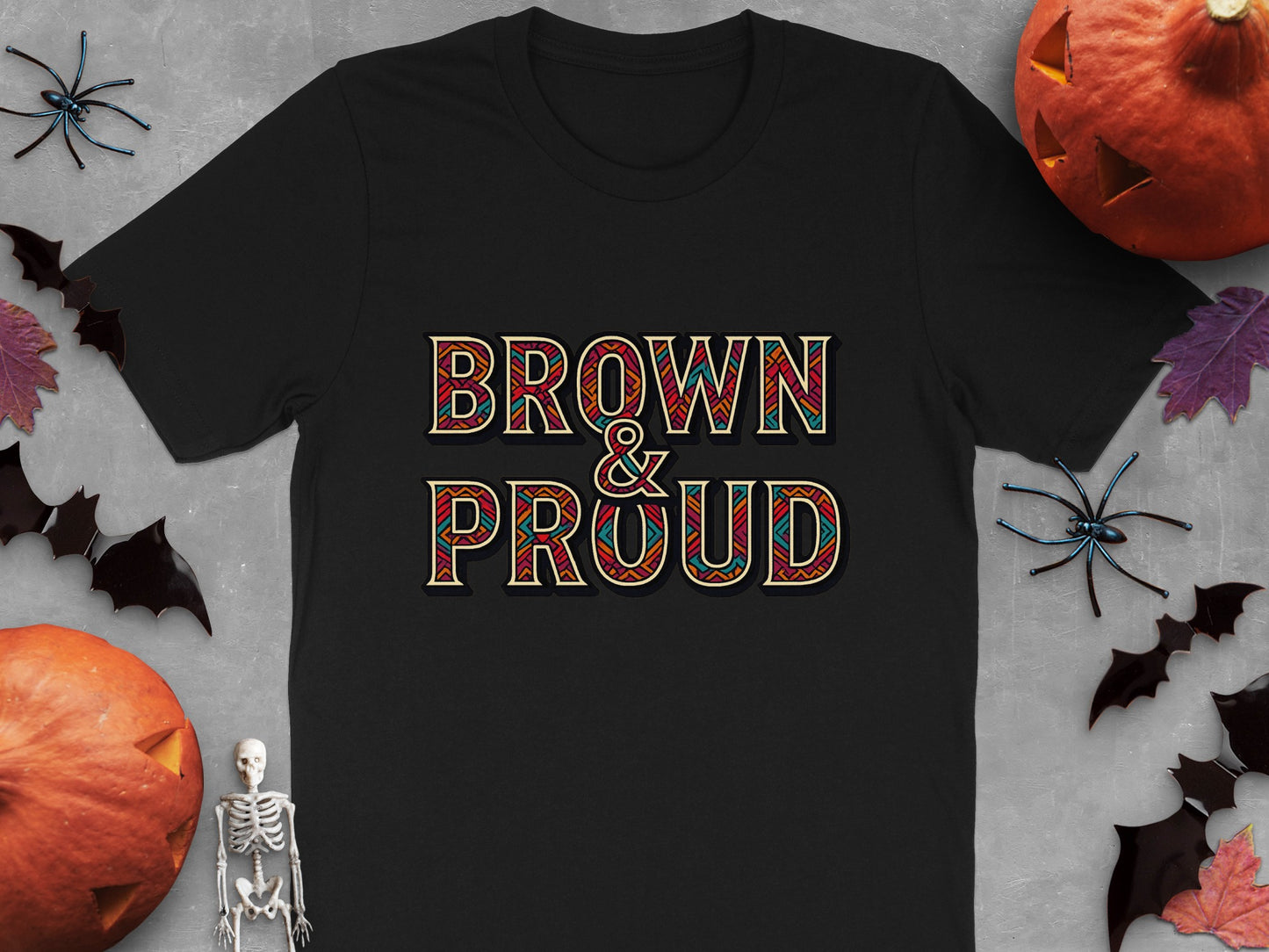 Brown and Proud Graphic Halloween T-Shirt product