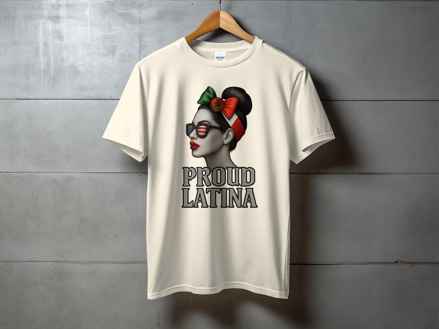 Proud Latina Graphic Tee Design Casual Product