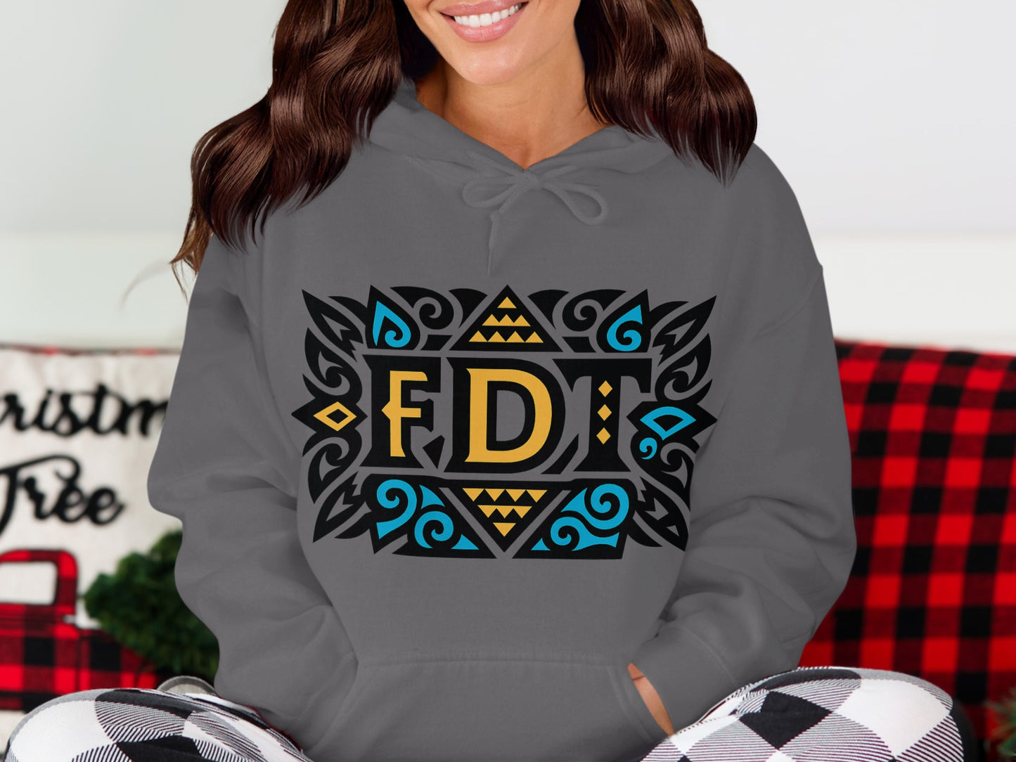 Stylish Geometric FD Graphic Hoodie product type