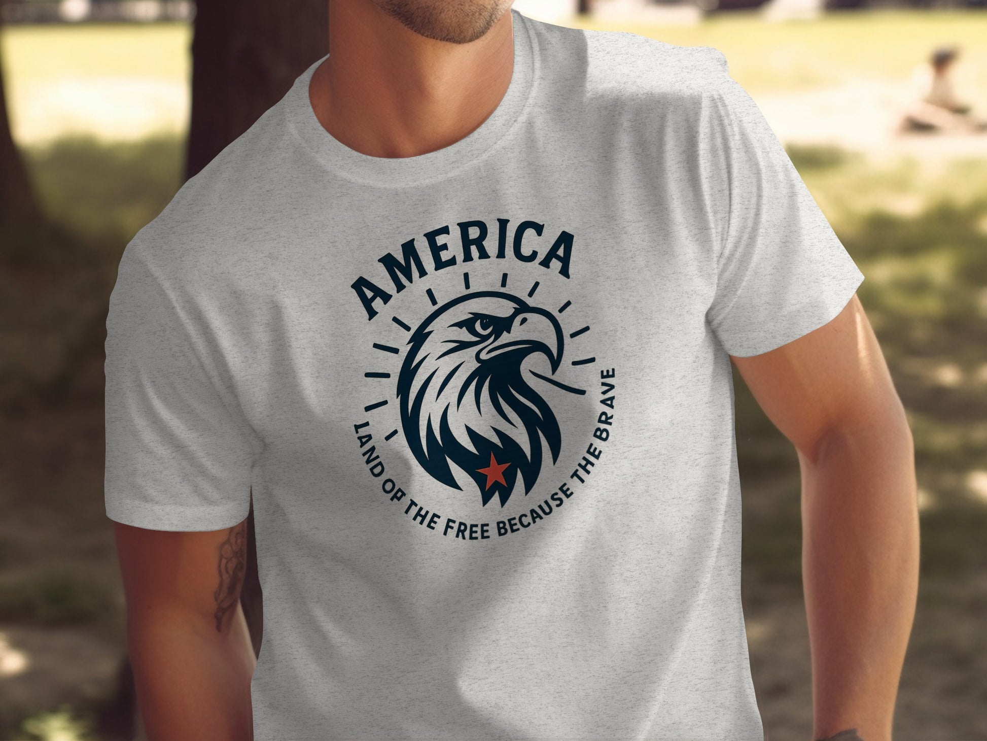 America Land Of The Free Because Brave T-shirt
