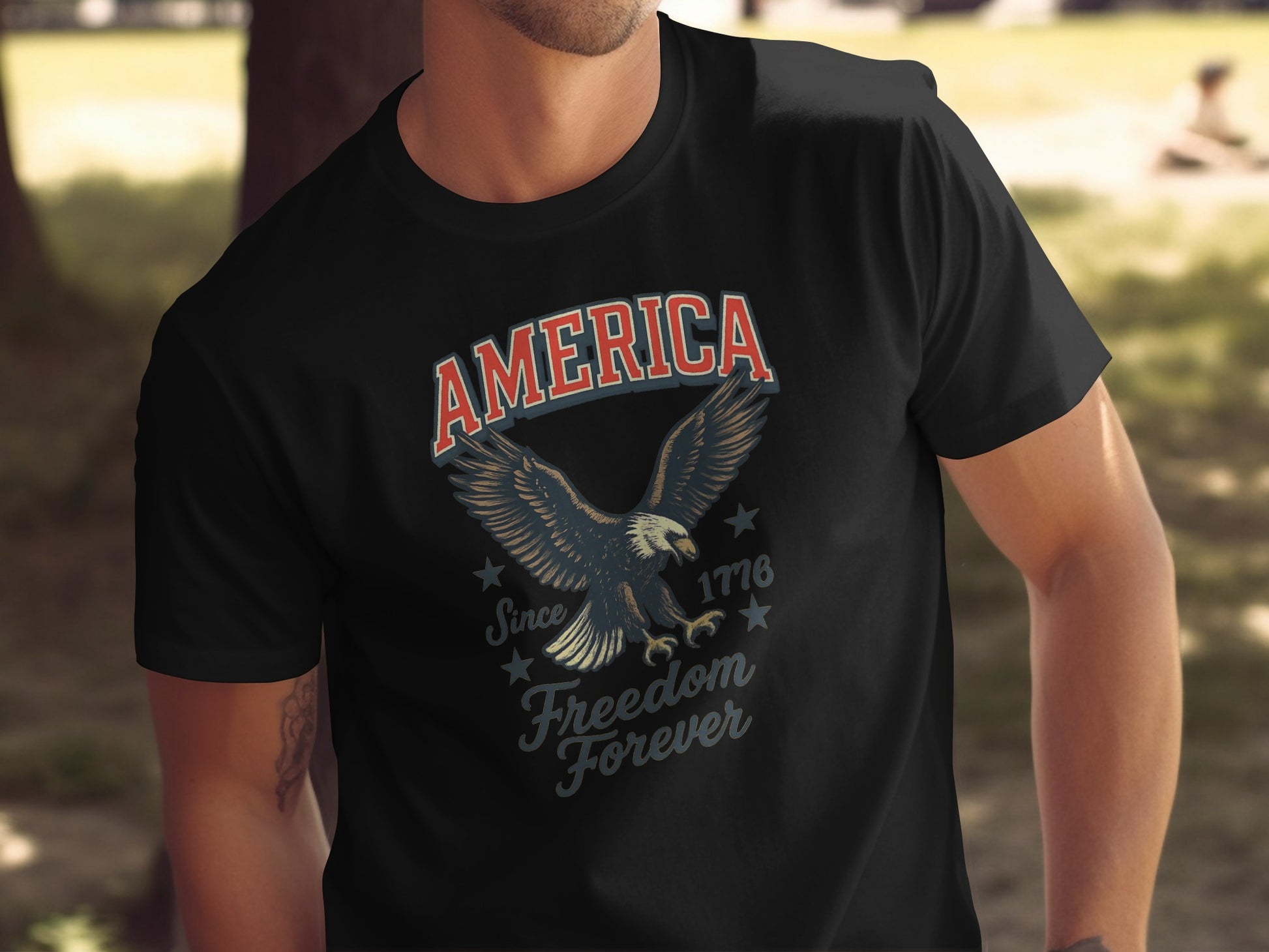 America Since 1776 Freedom Forever Graphic T-Shirt product type