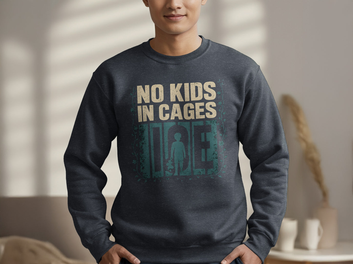 No Kids In Cages Graphic Long Sleeve Shirt product type