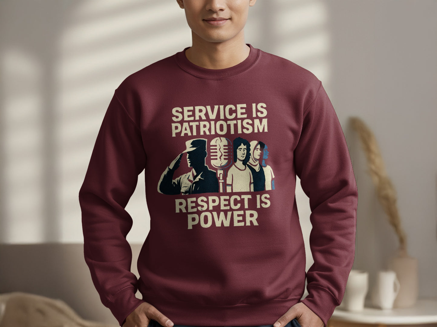 Service is Patriotism Respect is Power product type