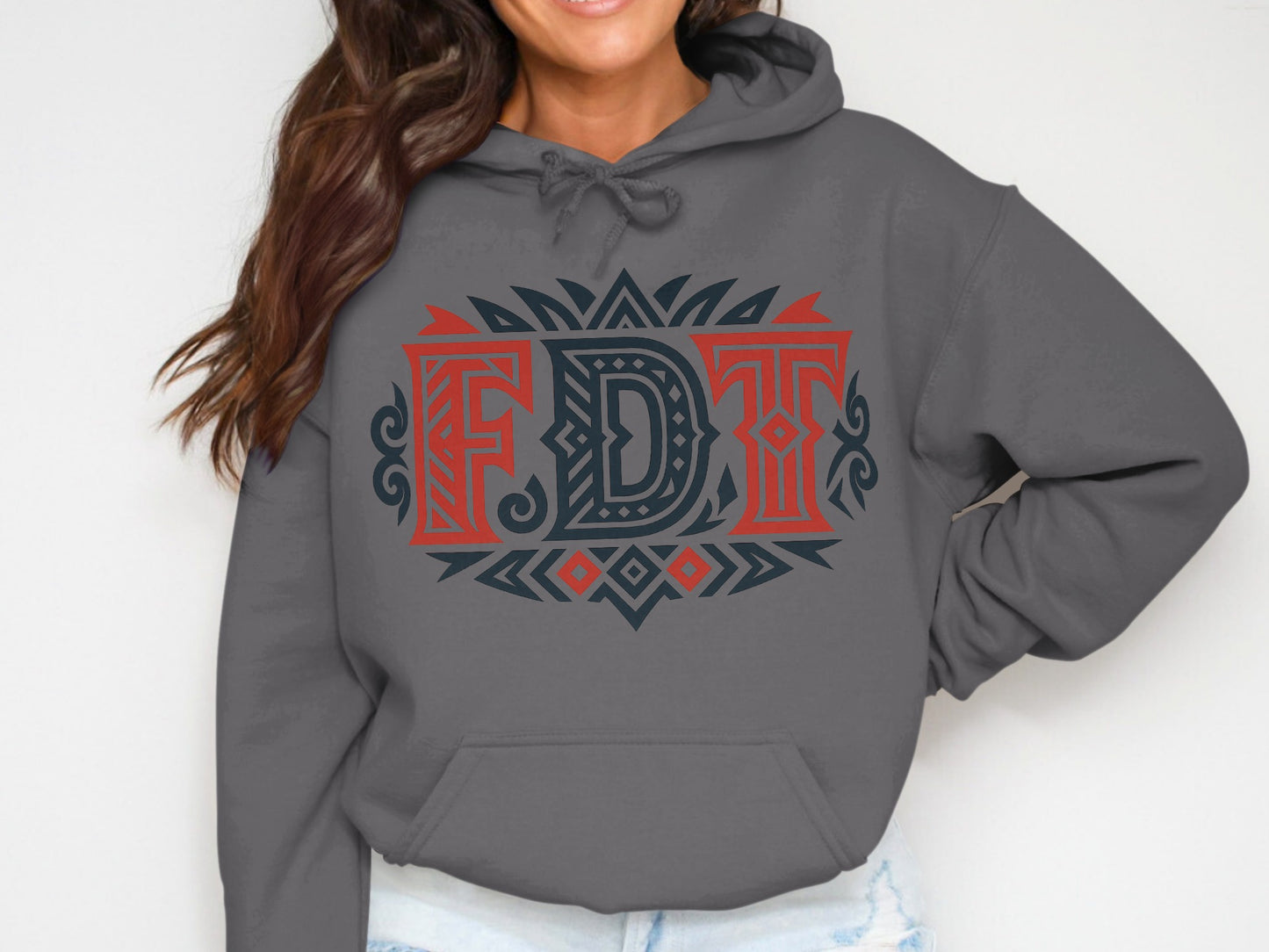 Stylish FDT Graphic Hoodie for Casual Wear product type