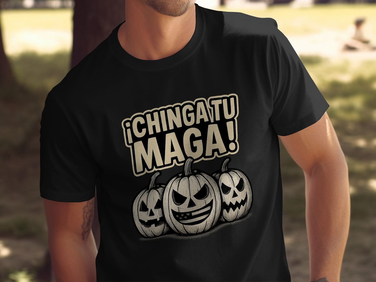 Halloween Pumpkin Design Graphic Tees product type