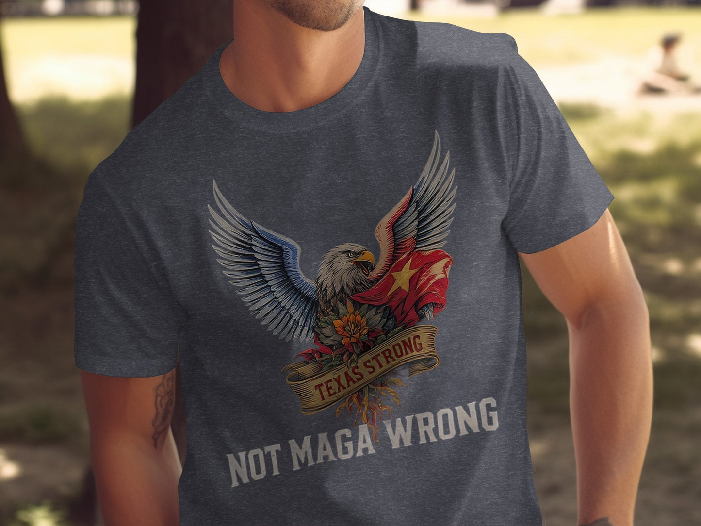 Texas Strong Not MAGA Wrong T-shirt product