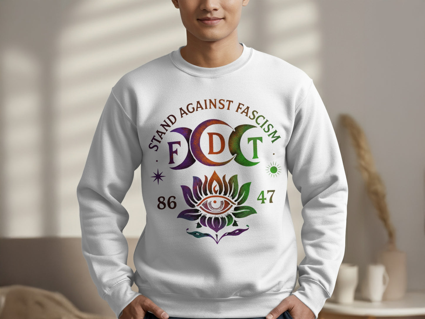 Stand Against Fascism FDCT 86 47 Sweatshirt product