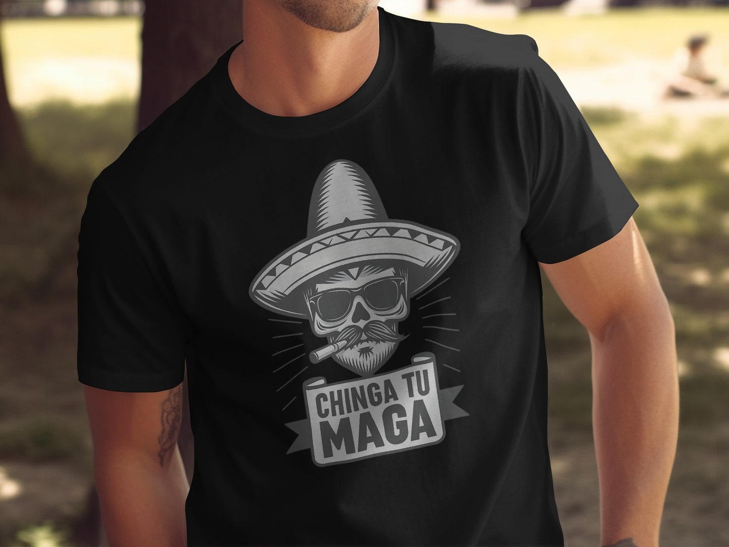 Chinga Tu Maga Graphic Tee Funny Statement Shirt product