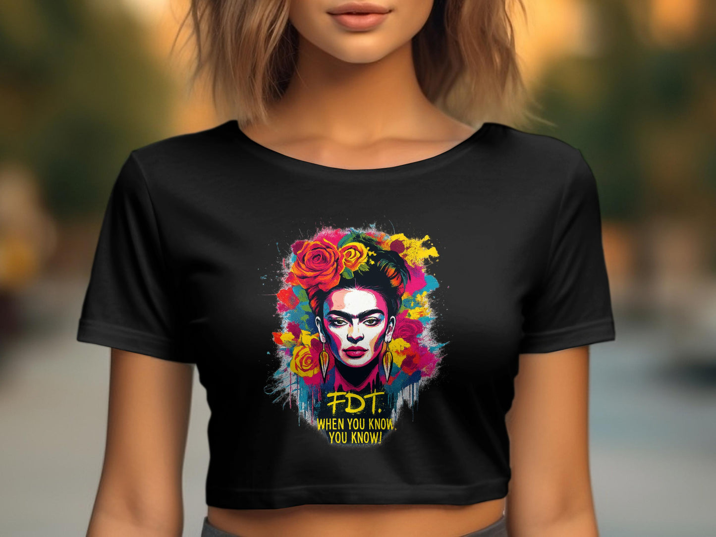 Colorful Artistic Portrait FDT When You Know T-Shirt product
