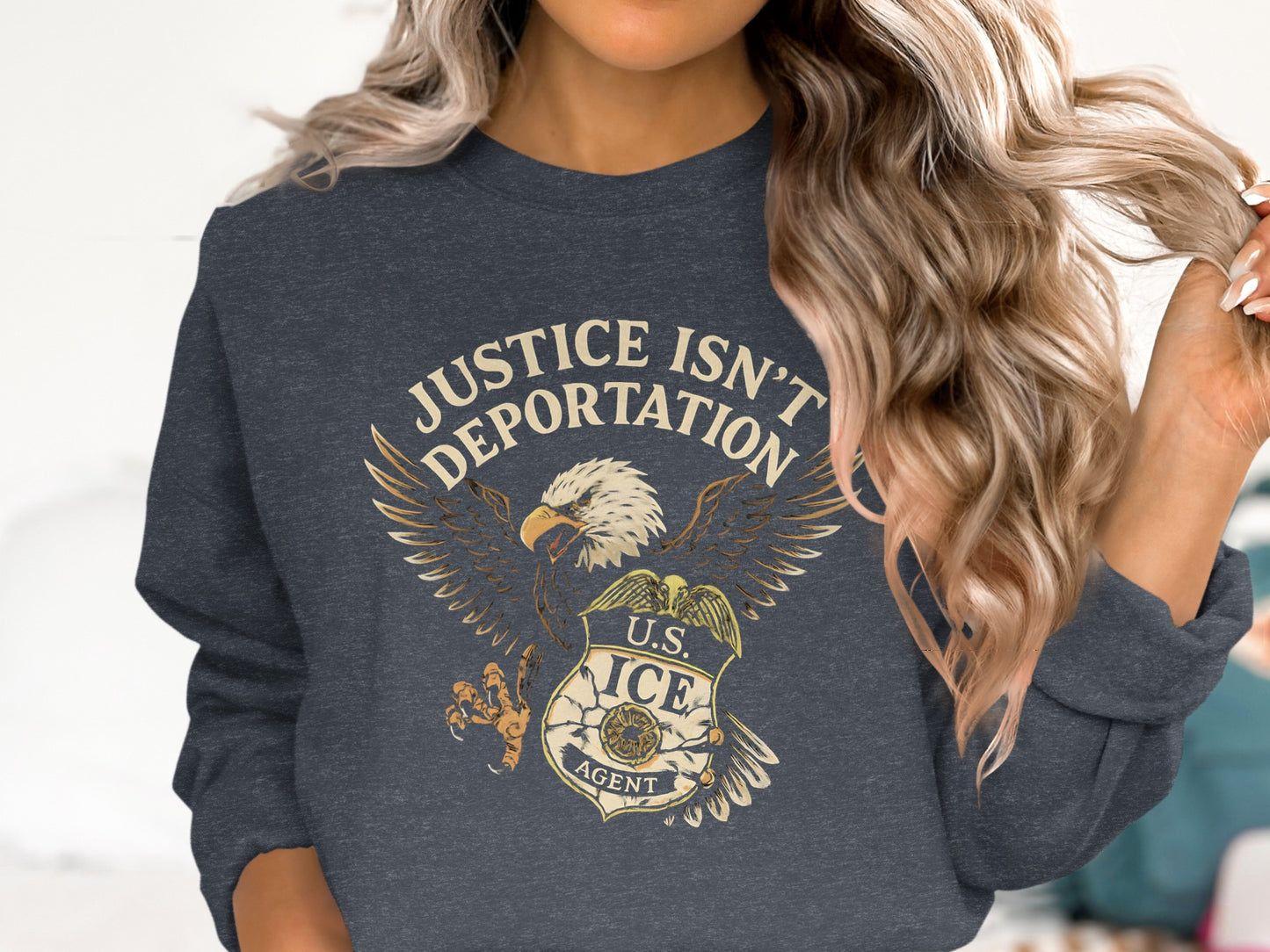 Justice Isn't Deportation U.S. ICE Agent product